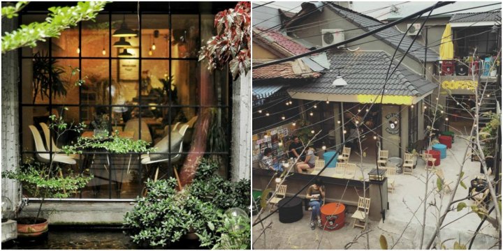 Kết quả hình ảnh cho quán cafe trong hẻm nhá»